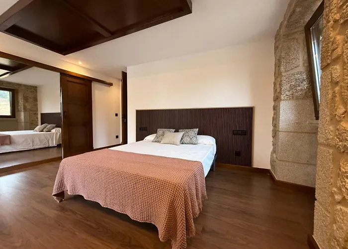 En Rias Baixas Cerca De Santiago Con Piscina Y Barbacoa - Casa Amelia By Easylife Rent Appartement Valga